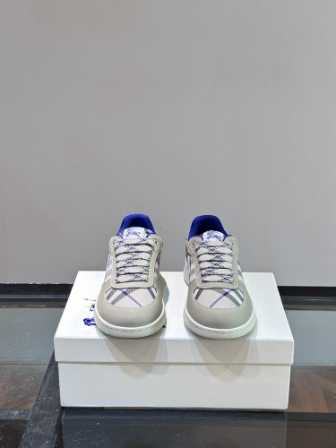 Burberry Men Shoes Fashion Sneakers Luxury Brand Vintage Cotton Sneaker with Original Box Whatsapp【+1-3239614486】