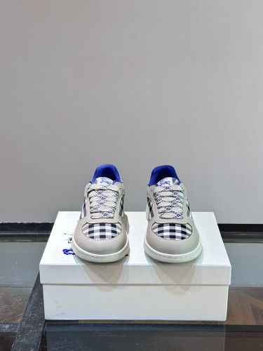 Burberry Men Shoes Fashion Sneakers Luxury Brand Vintage Cotton Sneaker with Original Box Whatsapp【+1-3239614486】