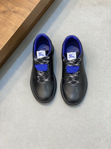 Burberry Men Shoes Fashion Sneakers Luxury Brand Vintage Cotton Sneaker with Original Box Whatsapp【+1-3239614486】