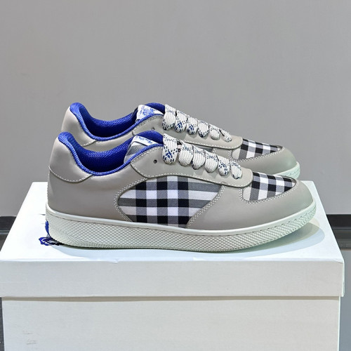 Burberry Men Shoes Fashion Sneakers Luxury Brand Vintage Cotton Sneaker with Original Box Whatsapp【+1-3239614486】