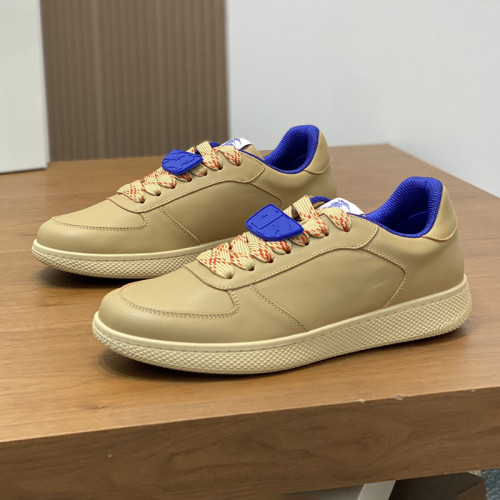 Burberry Men Shoes Fashion Sneakers Luxury Brand Vintage Cotton Sneaker with Original Box Whatsapp【+1-3239614486】