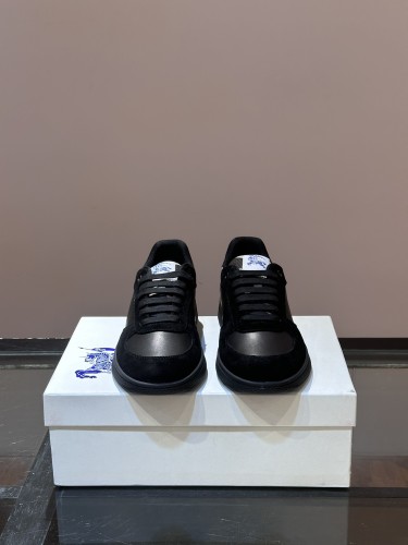 Burberry Men Shoes Fashion Sneakers Luxury Brand Vintage Cotton Sneaker with Original Box Whatsapp【+1-3239614486】