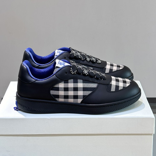 Burberry Men Shoes Fashion Sneakers Luxury Brand Vintage Cotton Sneaker with Original Box Whatsapp【+1-3239614486】