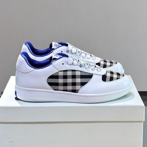 Burberry Men Shoes Fashion Sneakers Luxury Brand Vintage Cotton Sneaker with Original Box Whatsapp【+1-3239614486】