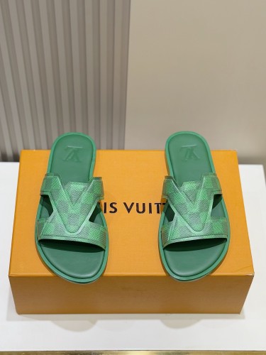 Louis Vuitton Mens Shoes Sandals Slippers Luxury Brand LV Oasis Mule 1ACHJB with Original Box Whatsapp 【+1-3239614486】