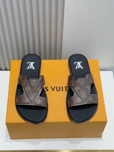 Louis Vuitton Mens Shoes Sandals Slippers Luxury Brand LV Oasis Mule 1ACHJB with Original Box Whatsapp 【+1-3239614486】