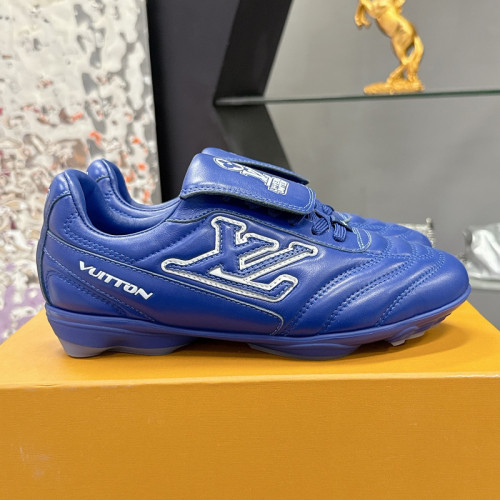Louis Vuitton Mens Womens Unisex Shoes Fashion Sneakers Design Luxury Brand 1AHDPS LV Footprint Soccer Sneaker with Original Box Whatsapp 【+1-3239614486】