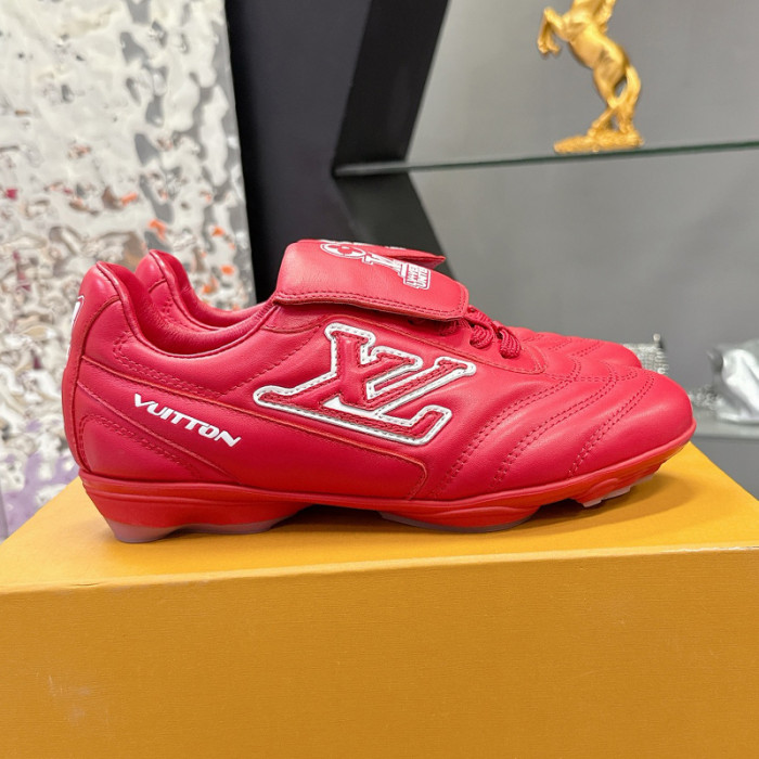 Louis Vuitton Mens Womens Unisex Shoes Fashion Sneakers Design Luxury Brand 1AHDPS LV Footprint Soccer Sneaker with Original Box Whatsapp 【+1-3239614486】