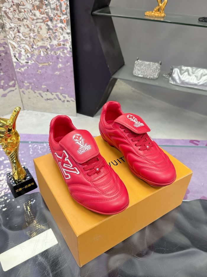 Louis Vuitton Mens Womens Unisex Shoes Fashion Sneakers Design Luxury Brand 1AHDPS LV Footprint Soccer Sneaker with Original Box Whatsapp 【+1-3239614486】