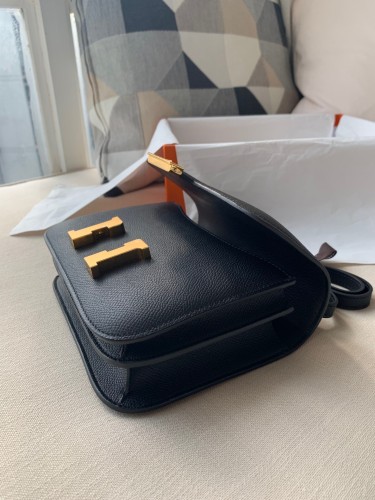 Hermes Womens Bags Crossbody Shoulder Bags Luxury Brand Fashion Hermès Constance Epsom Women Bag