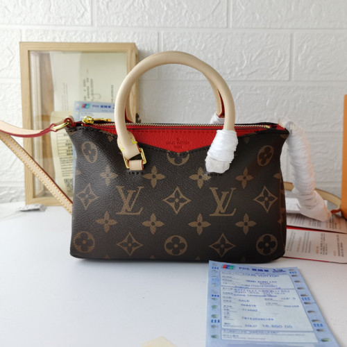 Louis Vuitton Womens Shoulder Bags Handbags Luxury Brand Monogram Nano Pallas Crossbody with Original Box whatsapp 【+1-3239614486】