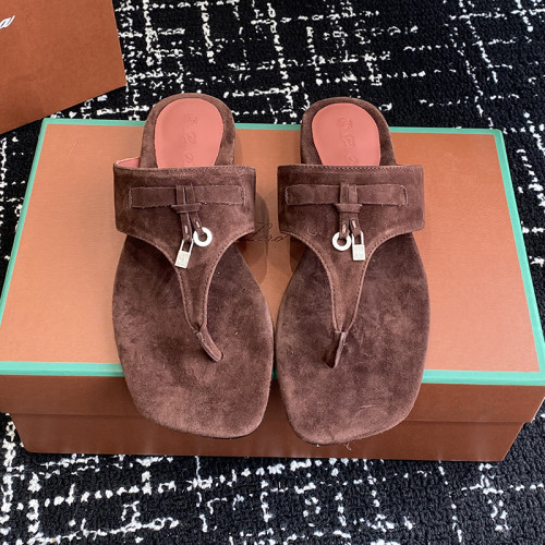 Loro Piana Womens Shoes Slippers Casual Design Luxury Brand Fashion Sandals Shoes for Women with Original Box whatsapp 【+1-3239614486】