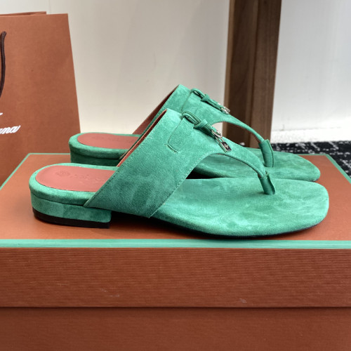 Loro Piana Womens Shoes Slippers Casual Design Luxury Brand Fashion Sandals Shoes for Women with Original Box whatsapp 【+1-3239614486】