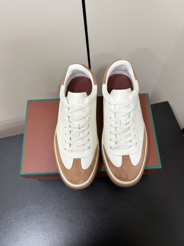 Loro Piana Mens Shoes Sneakers Casual Design Luxury Brand Tennis Walk Sneaker Suede Calf Split with Original Box whatsapp 【+1-3239614486】