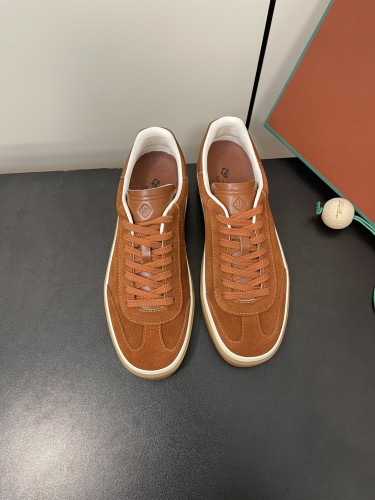 Loro Piana Mens Shoes Sneakers Casual Design Luxury Brand Tennis Walk Sneaker Suede Calf Split with Original Box whatsapp 【+1-3239614486】