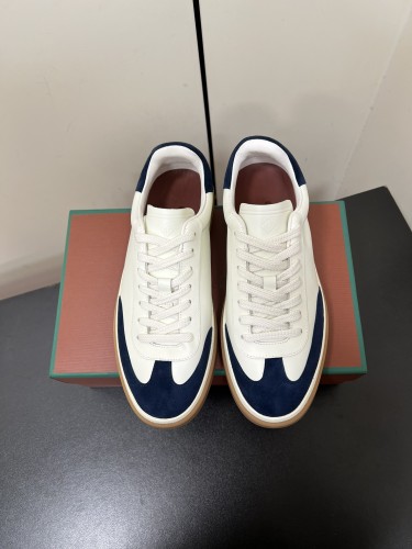 Loro Piana Mens Shoes Sneakers Casual Design Luxury Brand Tennis Walk Sneaker Suede Calf Split with Original Box whatsapp 【+1-3239614486】