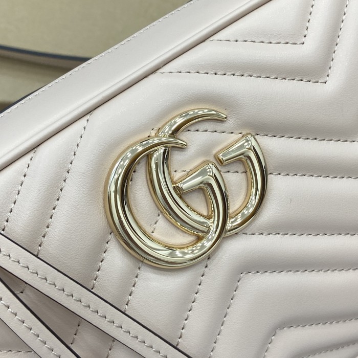 Gucci Womens Bags GG MARMONT SMALL CAMERA BAG Gucci shoulder bag Luxury Brand with Original Box 447632 DTD1T 9022