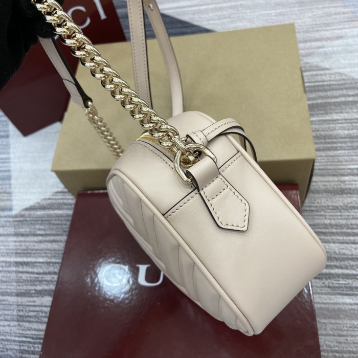 Gucci Womens Bags GG MARMONT SMALL CAMERA BAG Gucci shoulder bag Luxury Brand with Original Box 447632 DTD1T 9022