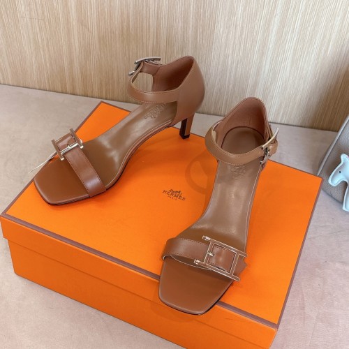 Hermes Womens Shoes Sandals 4cm 7cm 10cm Heel Casual Fashion Judy 70 Sandals Luxury Brand with Original Box Whatsapp【+1-3239614486】