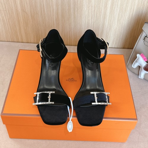 Hermes Womens Shoes Sandals 4cm 7cm 10cm Heel Casual Fashion Judy 70 Sandals Luxury Brand with Original Box Whatsapp【+1-3239614486】