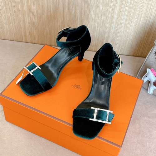 Hermes Womens Shoes Sandals 4cm 7cm 10cm Heel Casual Fashion Judy 70 Sandals Luxury Brand with Original Box Whatsapp【+1-3239614486】