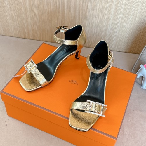 Hermes Womens Shoes Sandals 4cm 7cm 10cm Heel Casual Fashion Judy 70 Sandals Luxury Brand with Original Box Whatsapp【+1-3239614486】