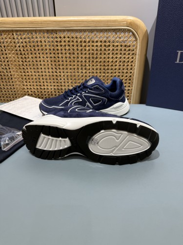 Dior Mens Shoes Sneakers Luxury Brand B30 SNEAKER Mesh and Technical Fabric 3SN279ZND_H000 with Original Box Whatsapp【+1-3239614486】