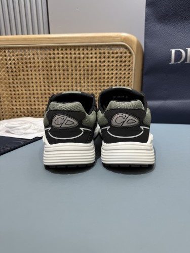 Dior Mens Shoes Sneakers Luxury Brand B30 SNEAKER Mesh and Technical Fabric 3SN279ZND_H000 with Original Box Whatsapp【+1-3239614486】