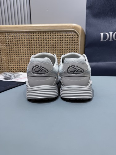 Dior Mens Shoes Sneakers Luxury Brand B30 SNEAKER Mesh and Technical Fabric 3SN279ZND_H000 with Original Box Whatsapp【+1-3239614486】
