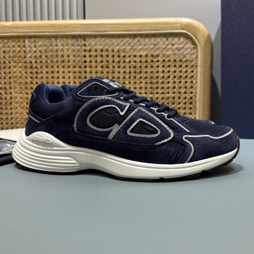Dior Mens Shoes Sneakers Luxury Brand B30 SNEAKER Mesh and Technical Fabric 3SN279ZND_H000 with Original Box Whatsapp【+1-3239614486】