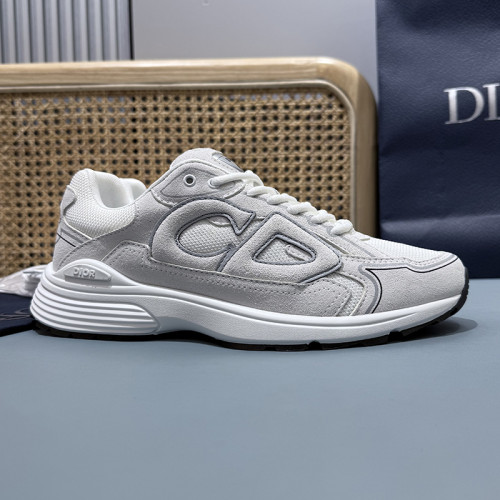 Dior Mens Shoes Sneakers Luxury Brand B30 SNEAKER Mesh and Technical Fabric 3SN279ZND_H000 with Original Box Whatsapp【+1-3239614486】