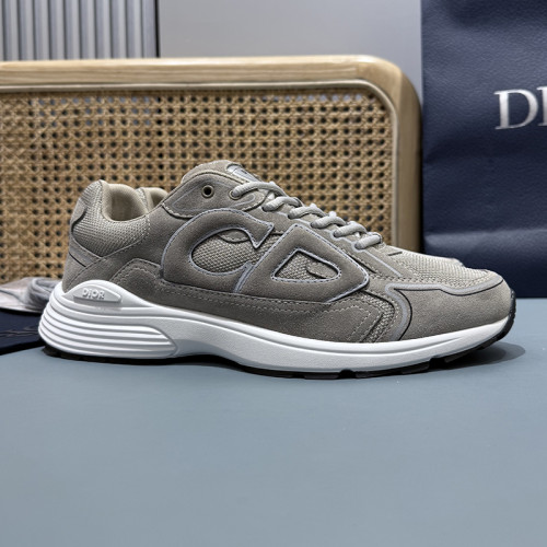 Dior Mens Shoes Sneakers Luxury Brand B30 SNEAKER Mesh and Technical Fabric 3SN279ZND_H000 with Original Box Whatsapp【+1-3239614486】