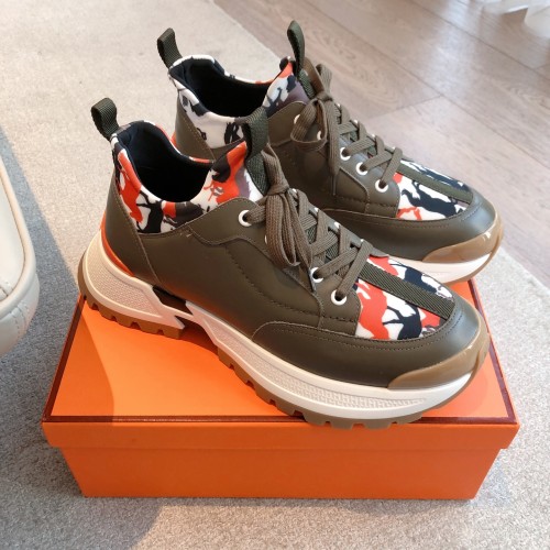Hermes Mens Womens Unisex Casual Shoes Fashion Sneakers Luxury Brand with Original Box Whatsapp【+1-3239614486】