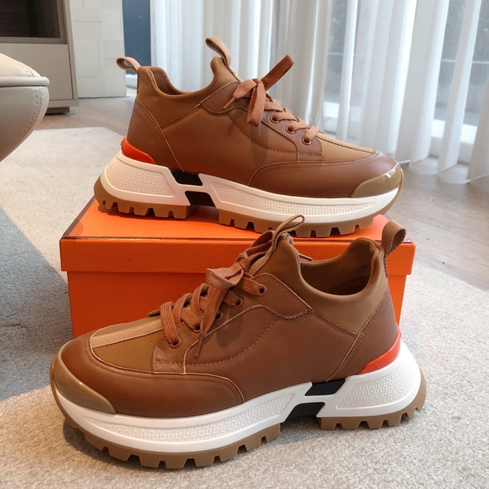 Hermes Mens Womens Unisex Casual Shoes Fashion Sneakers Luxury Brand with Original Box Whatsapp【+1-3239614486】