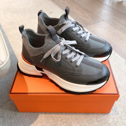 Hermes Mens Womens Unisex Casual Shoes Fashion Sneakers Luxury Brand with Original Box Whatsapp【+1-3239614486】