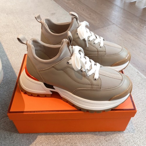 Hermes Mens Womens Unisex Casual Shoes Fashion Sneakers Luxury Brand with Original Box Whatsapp【+1-3239614486】