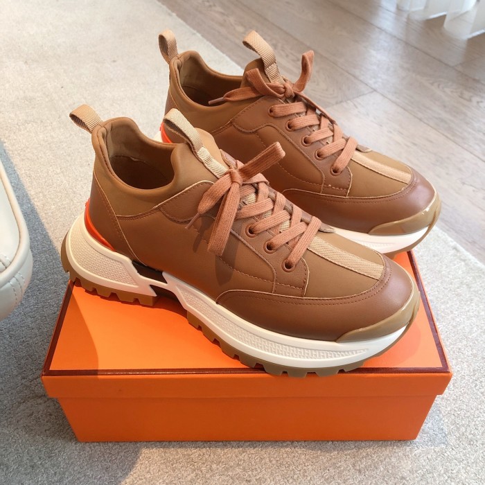 Hermes Mens Womens Unisex Casual Shoes Fashion Sneakers Luxury Brand with Original Box Whatsapp【+1-3239614486】