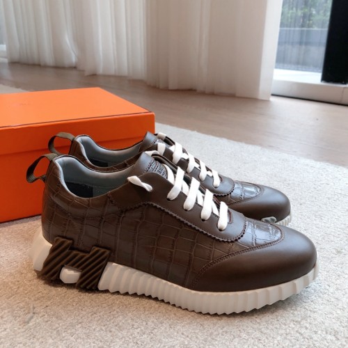 Hermes Womens Mens Unisex Casual Shoes Fashion Sneakers Luxury Brand with Original Box Whatsapp【+1-3239614486】