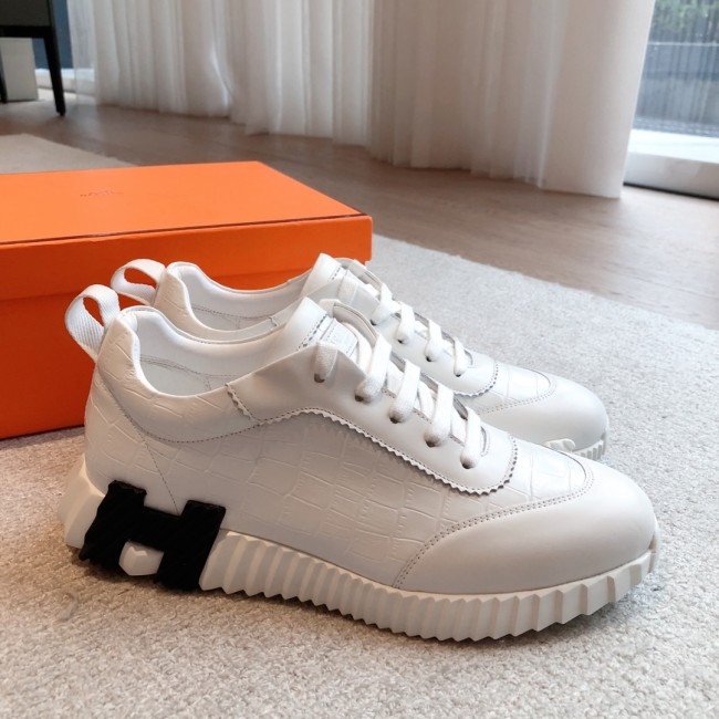 Hermes Womens Mens Unisex Casual Shoes Fashion Sneakers Luxury Brand with Original Box Whatsapp【+1-3239614486】
