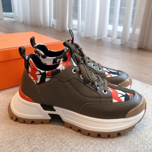 Hermes Mens Womens Unisex Casual Shoes Fashion Sneakers Luxury Brand with Original Box Whatsapp【+1-3239614486】