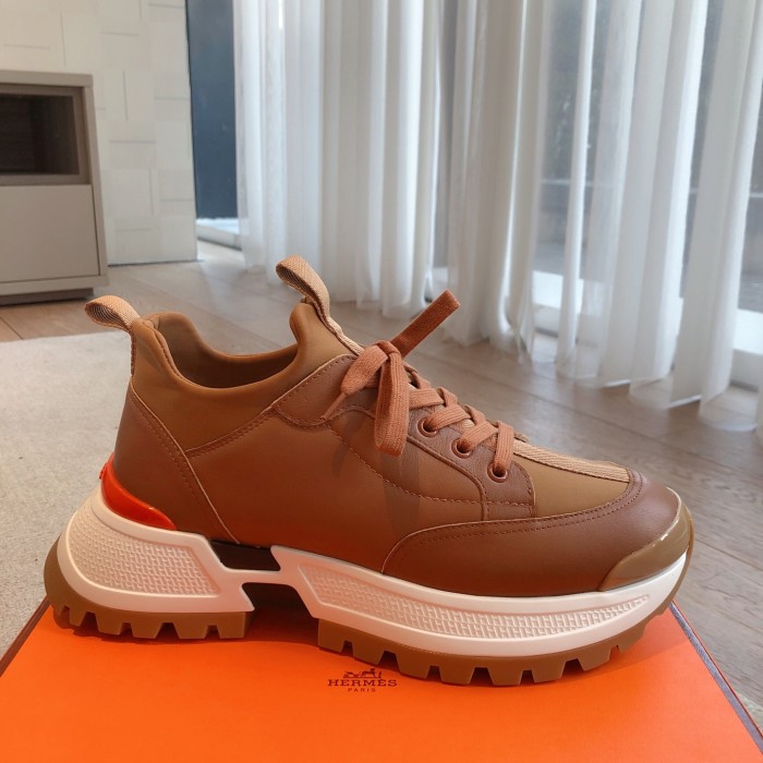 Hermes Mens Womens Unisex Casual Shoes Fashion Sneakers Luxury Brand with Original Box Whatsapp【+1-3239614486】