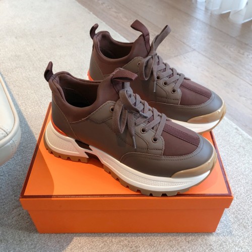 Hermes Mens Womens Unisex Casual Shoes Fashion Sneakers Luxury Brand with Original Box Whatsapp【+1-3239614486】