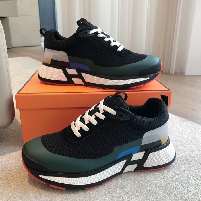 Hermes Mens Womens Unisex Casual Shoes Fashion Sneakers Luxury Brand with Original Box Whatsapp【+1-3239614486】
