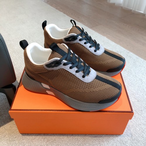 Hermes Mens Womens Unisex Casual Shoes Fashion Sneakers Luxury Brand with Original Box Whatsapp【+1-3239614486】