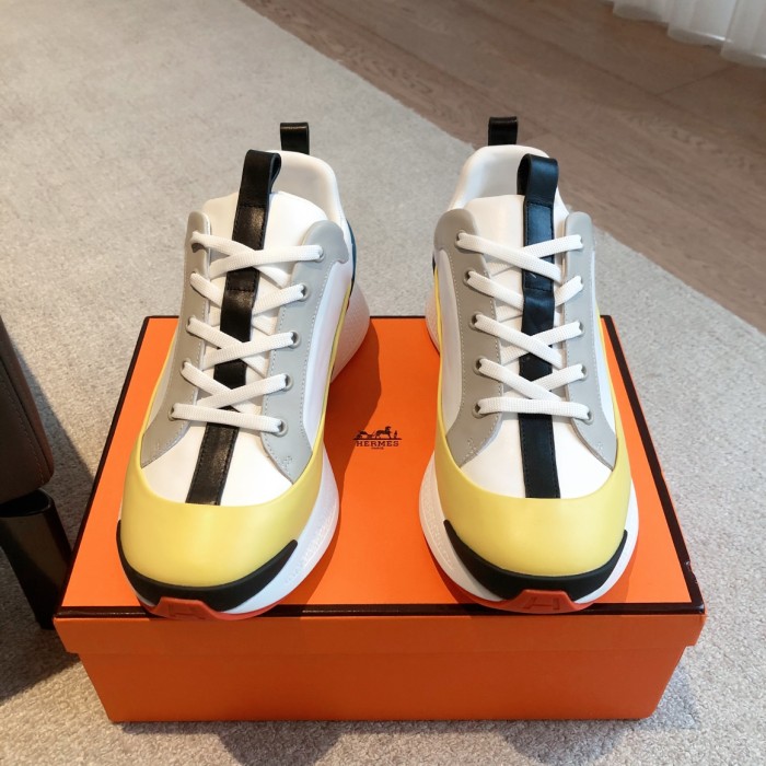 Hermes Mens Womens Unisex Casual Shoes Fashion Sneakers Luxury Brand with Original Box Whatsapp【+1-3239614486】