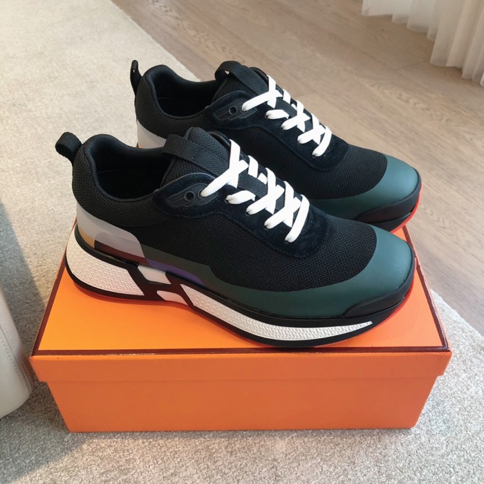 Hermes Mens Womens Unisex Casual Shoes Fashion Sneakers Luxury Brand with Original Box Whatsapp【+1-3239614486】