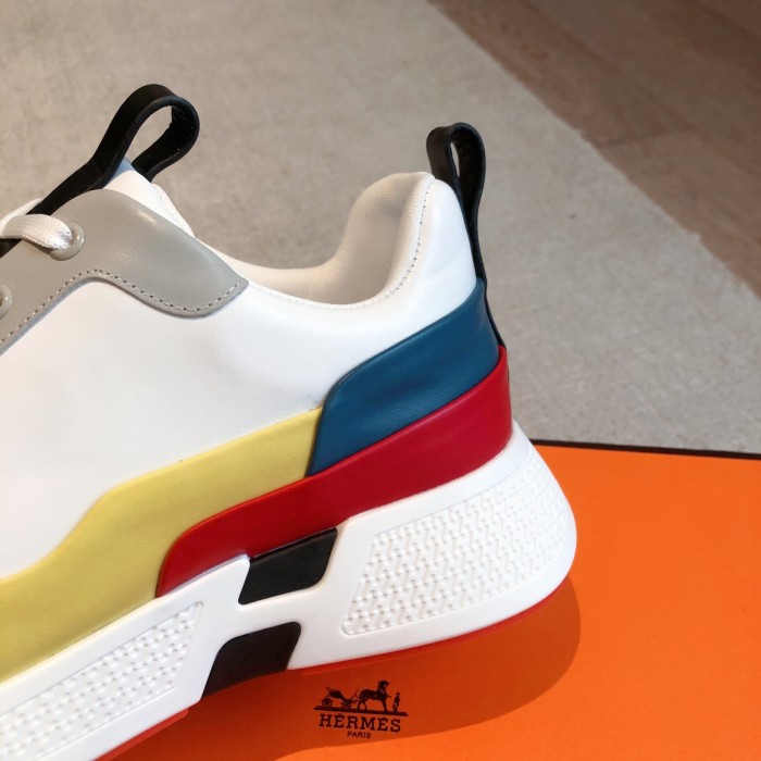Hermes Mens Womens Unisex Casual Shoes Fashion Sneakers Luxury Brand with Original Box Whatsapp【+1-3239614486】