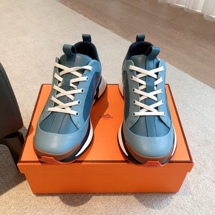 Hermes Mens Womens Unisex Casual Shoes Fashion Sneakers Luxury Brand with Original Box Whatsapp【+1-3239614486】
