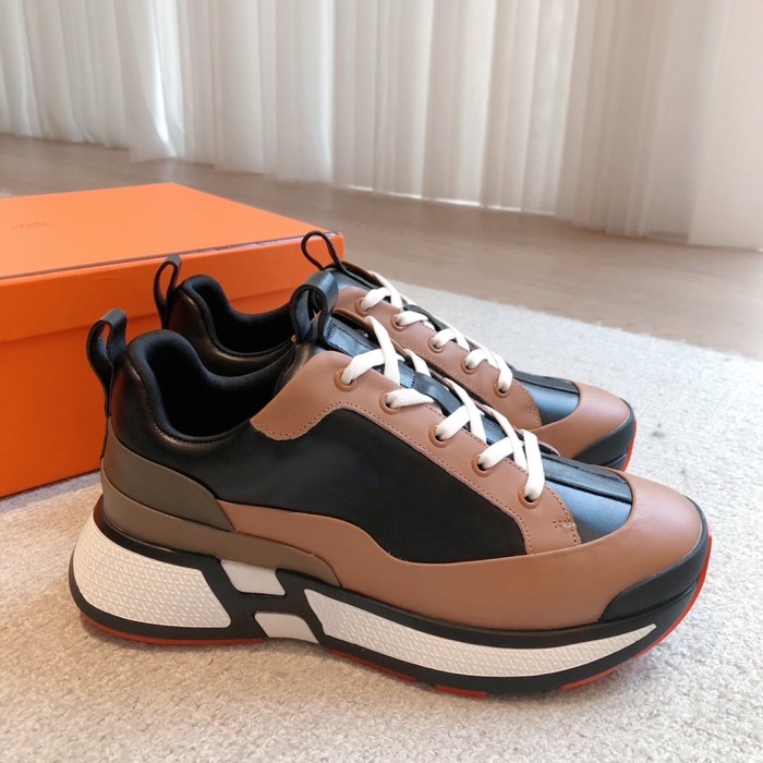 Hermes Mens Womens Unisex Casual Shoes Fashion Sneakers Luxury Brand with Original Box Whatsapp【+1-3239614486】