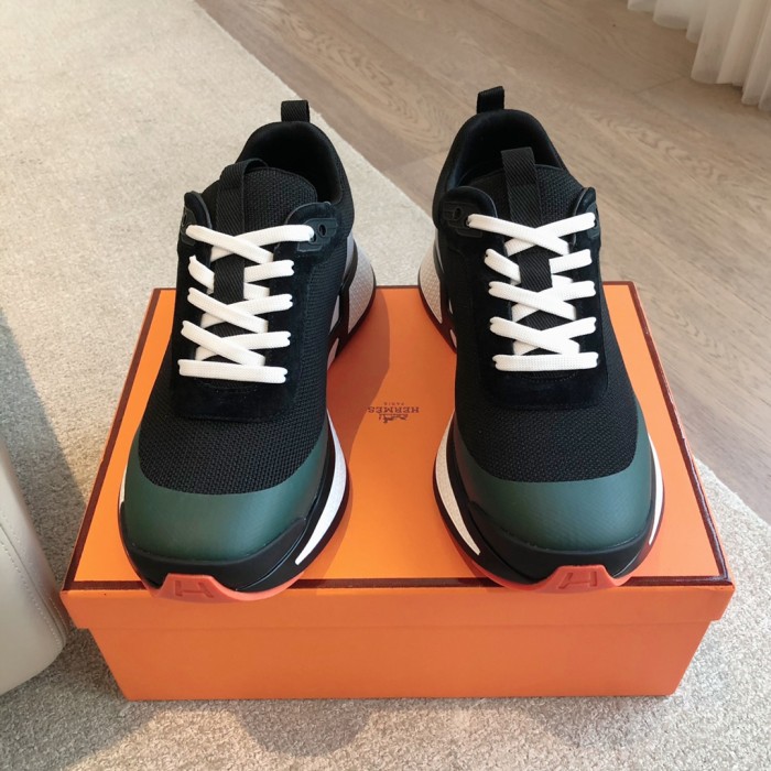 Hermes Mens Womens Unisex Casual Shoes Fashion Sneakers Luxury Brand with Original Box Whatsapp【+1-3239614486】